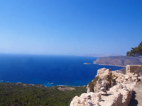 Sahil Adası Rodos Şövalyeleri kaleden görünümü