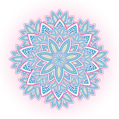 Soyut renkli çizimi