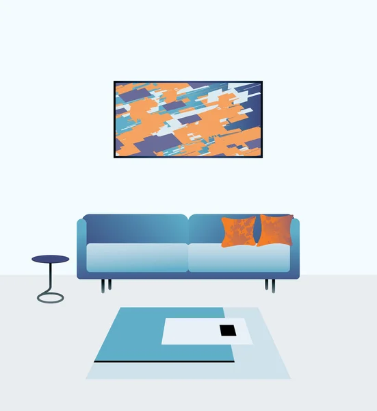 Modern living room — Stock Vector