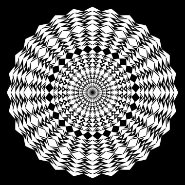 Dairesel soyut tasarım