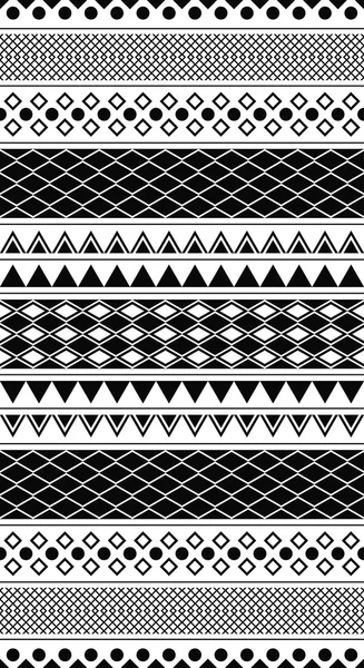 Black and white geometric pattern — Stock Vector