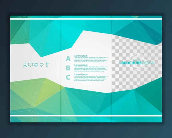 Brochure flyer ontwerp — Stockvector