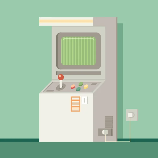 Retro-Spielautomat. — Stockvektor