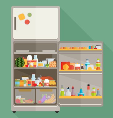 Buzdolabı gıda, içecekler