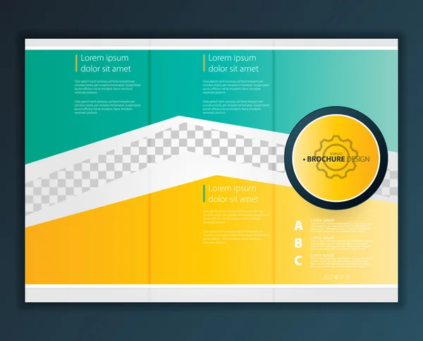 Brochure flyer ontwerp — Stockvector