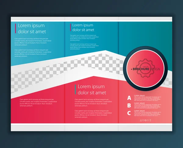 Brochure Flyer design — Stock Vector