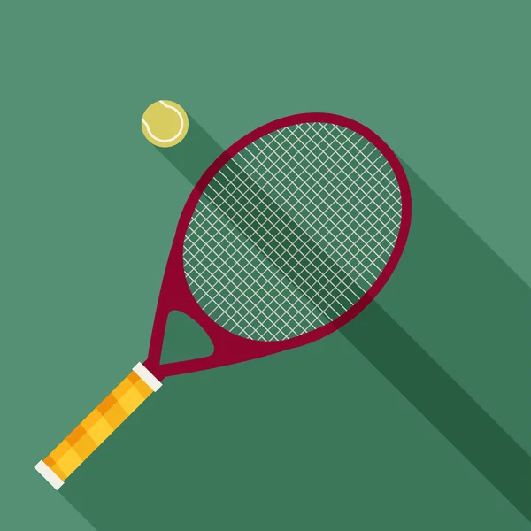 Raquettes et balles de tennis — Image vectorielle