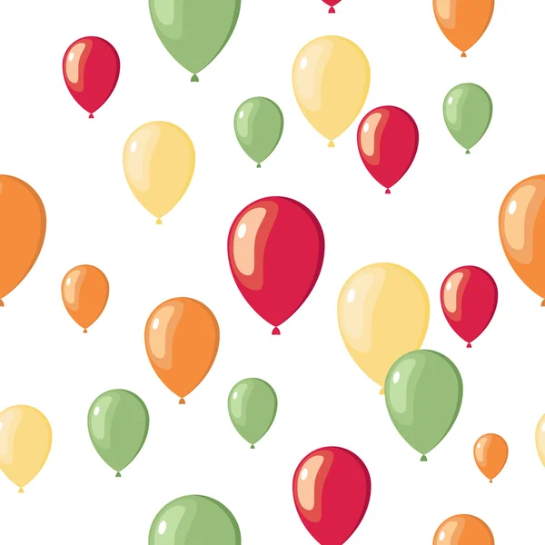 Parti modèle de ballons plats — Image vectorielle