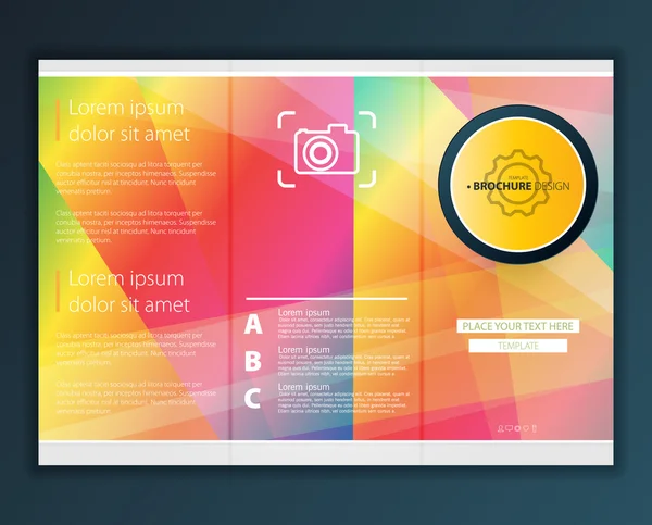 Moderní abstraktní brožura — Stockový vektor