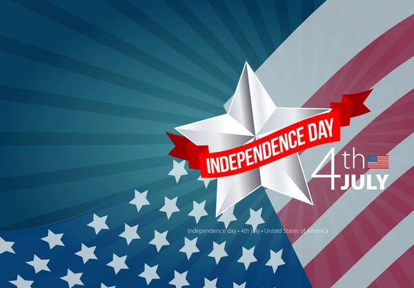 Independence day 4 th july — Stock Vector