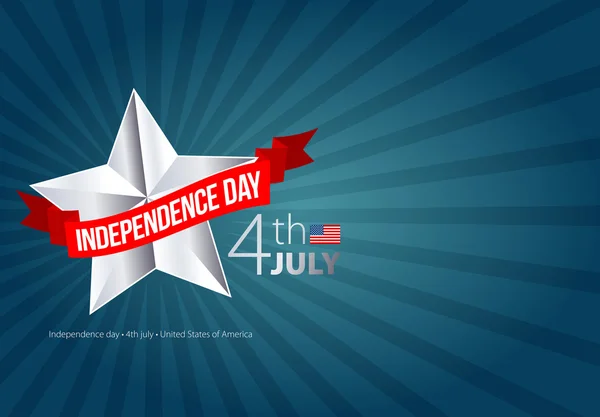 独立記念日 4 日 7 月 — ストックベクタ