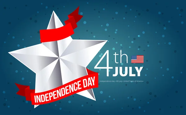 独立記念日 4 日 7 月 — ストックベクタ
