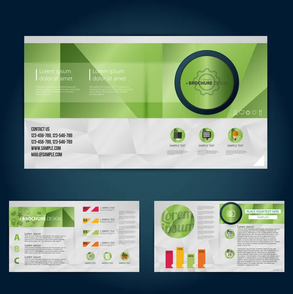 Brochure Flyer design — Stock Vector