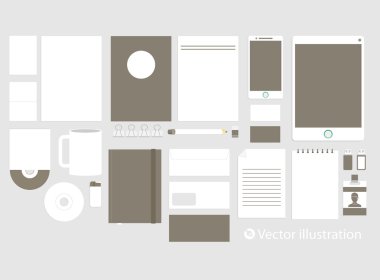 Kurumsal kimlik şablon seti