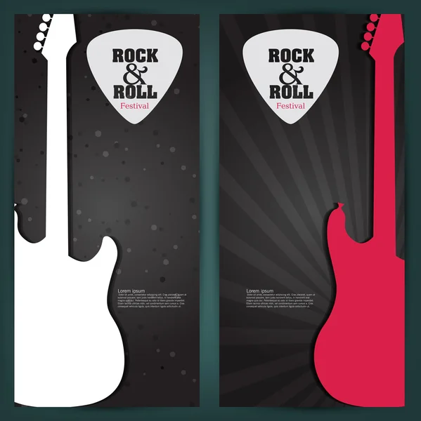 Obrázek ikony kytara — Stockový vektor
