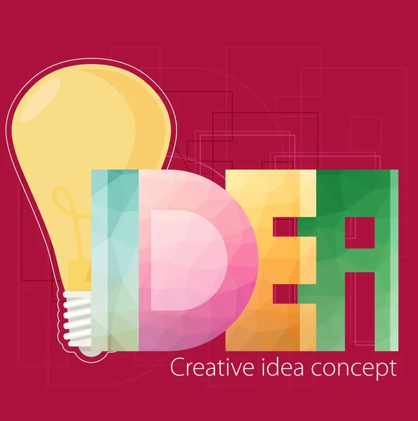 Concepto de idea creativa — Archivo Imágenes Vectoriales