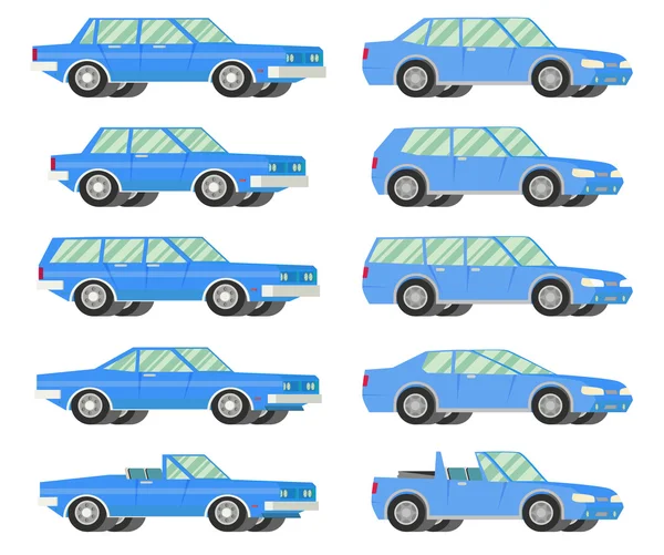 Класичні автомобілі набір — стоковий вектор