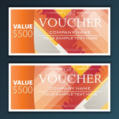 Hediye çeki şablonu