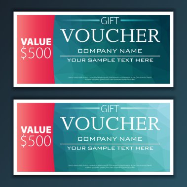 Hediye çeki şablonu