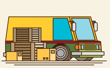 Boşaltma veya yükleme kamyon 