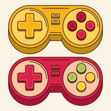 Vintage oyun oyun çubukları