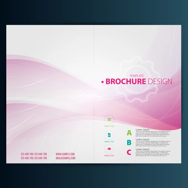 Ensemble de fond abstrait Brochures — Image vectorielle