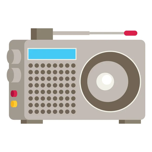 Rádio. Plochý ikona — Stockový vektor