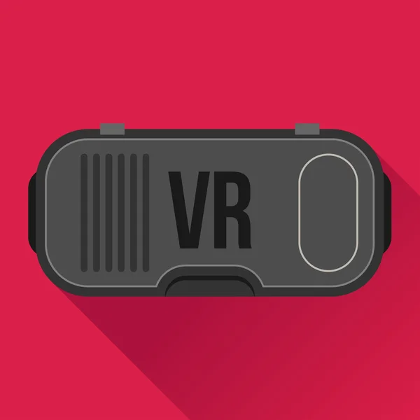 Headset voor virtual reality. — Stockvector
