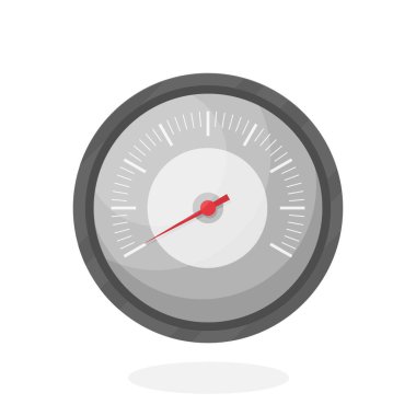 Bir hız göstergesi simgesinin vektör illüstrasyonu