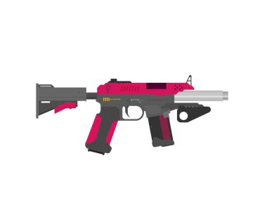 Bir silahın vektör illüstrasyonu