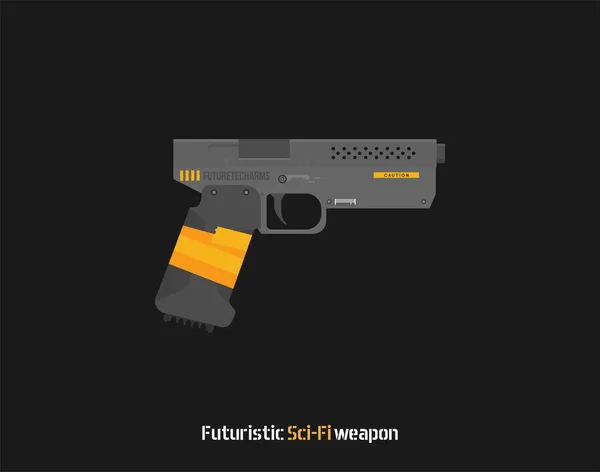 Vektor Illustration Pistol Ikon — Stock vektor