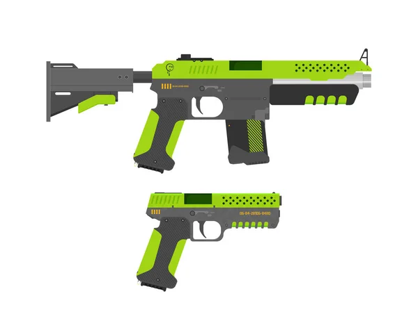 Vektor Illustration Pistol — Stock vektor