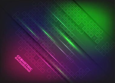 Web ve tasarım için teknolojik arkaplan renk vektörü