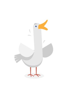 Şirin Kuş Düz Vektör Tasarımı