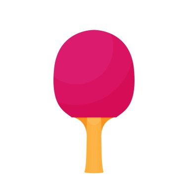 Masa tenisi düz vektörü.