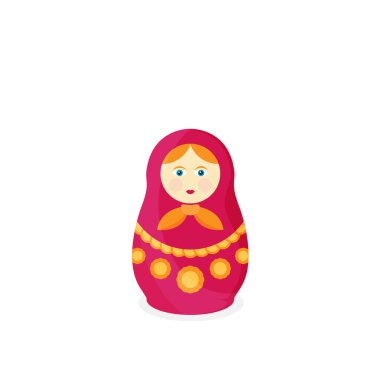 Rus Bebekleri Matrioshka. Düz biçim