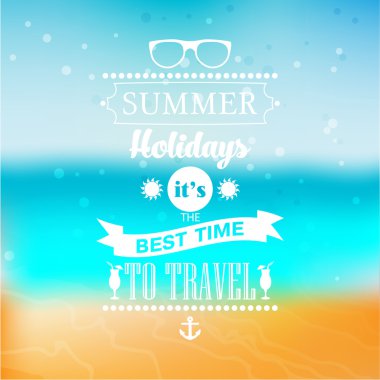 tasarımınız için yaz tatili mesajı