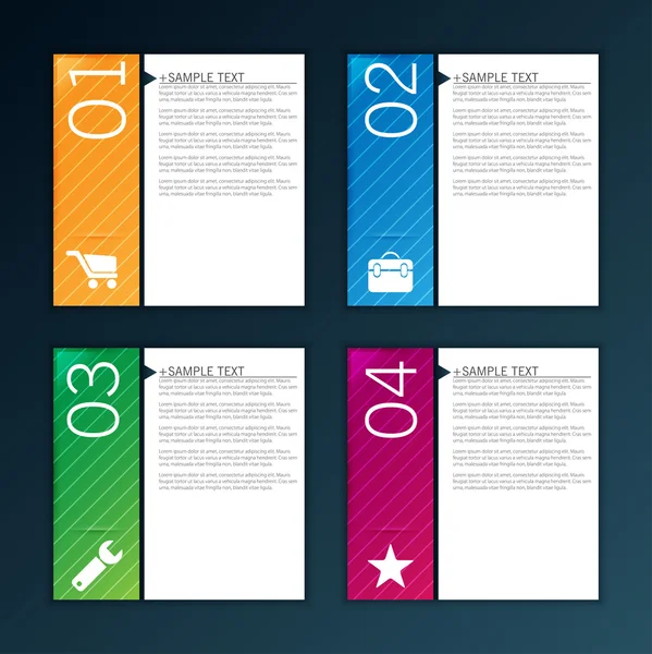 Banners set — Stockvector