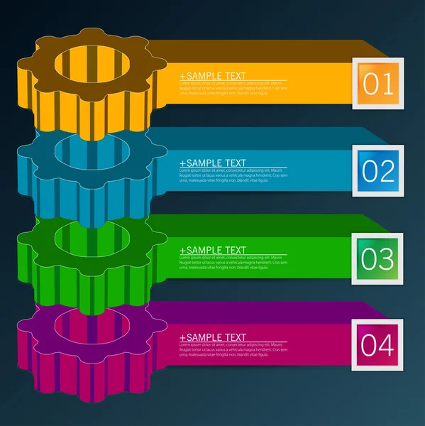 Ensemble de bannières — Image vectorielle