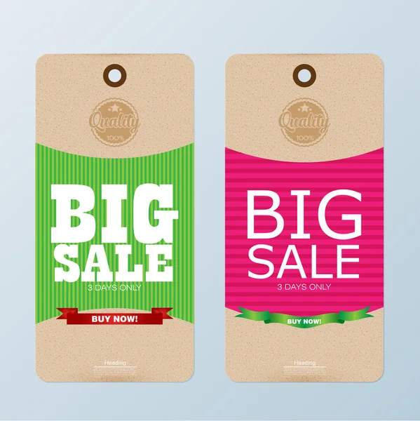 Sale Tags — Stock Vector