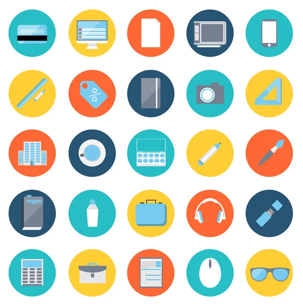 Office Icons — Stock Vector
