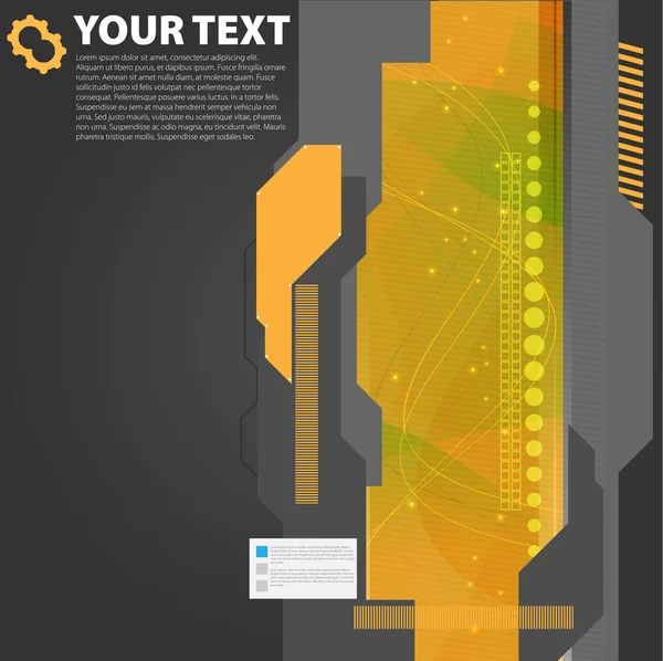 High-tech background — Stock Vector