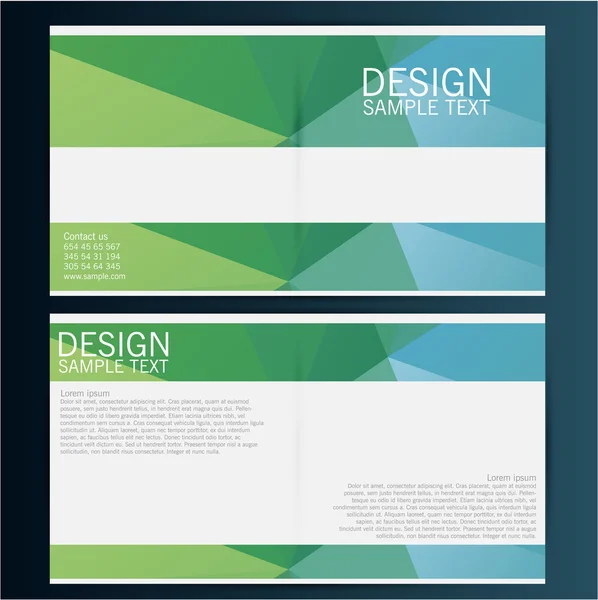 Brochure Flyer design template. — Stock Vector