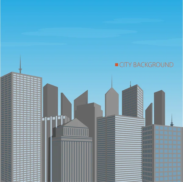 Stad i städer — Stock vektor