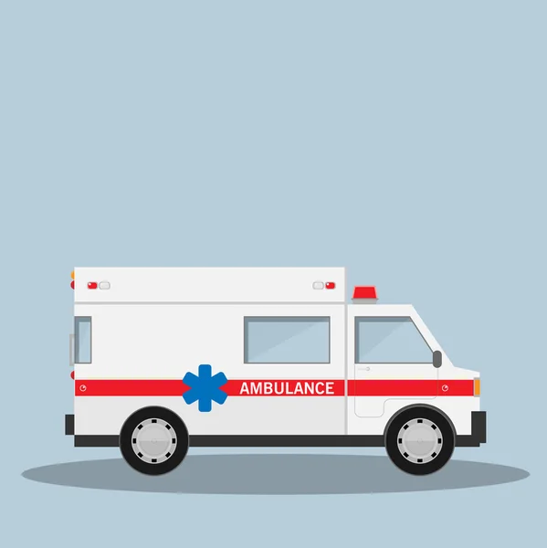 Carro de ambulância — Vetor de Stock
