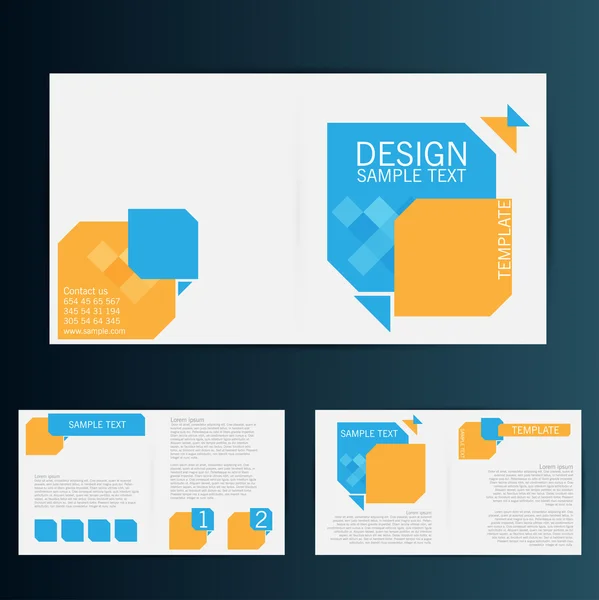 Brochure Flyer design  template — Stock Vector