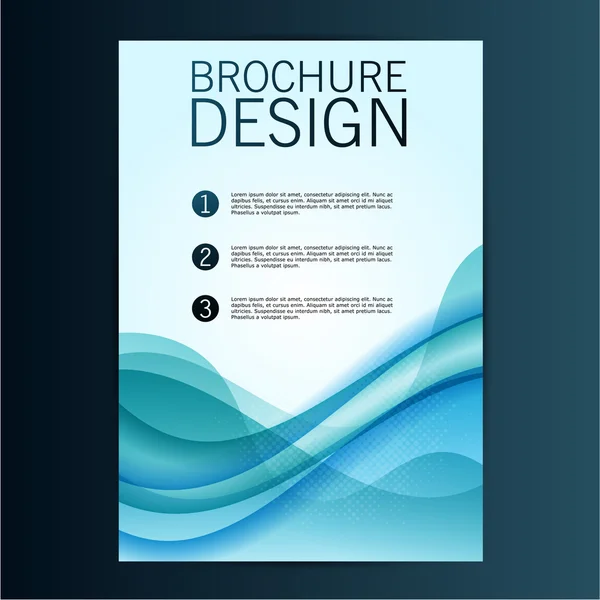 Brochure design flyer — Image vectorielle