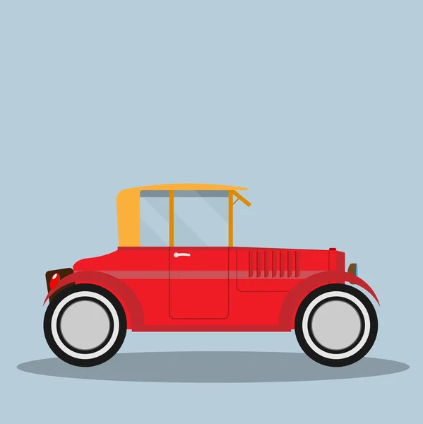 Coche retro — Vector de stock