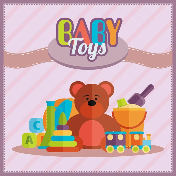 Zabawki dla dzieci — Wektor stockowy