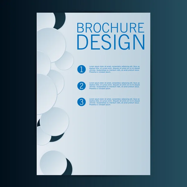 Brochure design flyer — Image vectorielle